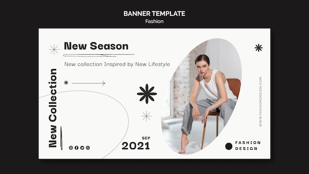 패션 배너 디자인 서식 파일