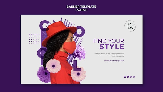 Free PSD fashion banner template