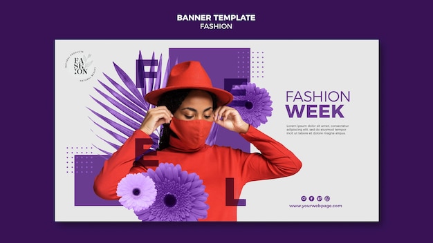 Free PSD fashion banner template