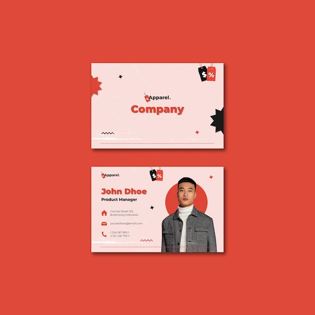 Fashion Business Card Template – Free PSD Download