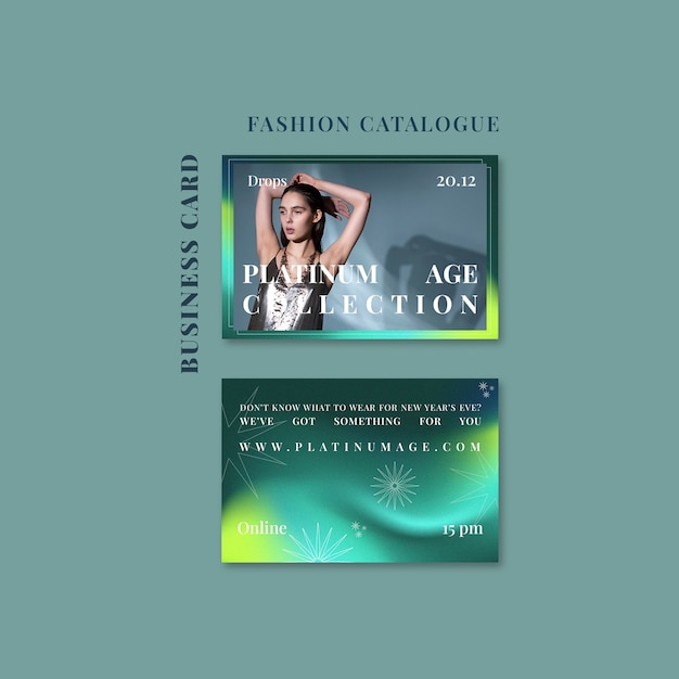 Free PSD fashion catalogue template design