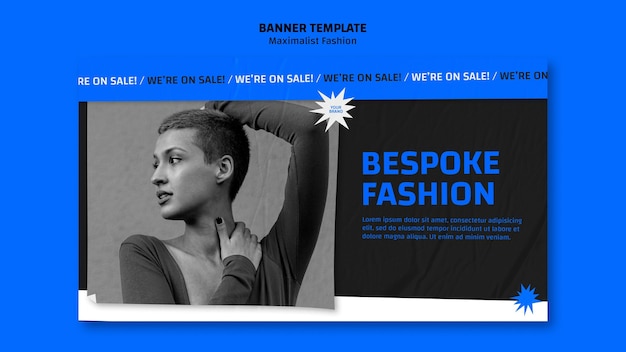 Fashion Collection Banner Template – Free PSD Download