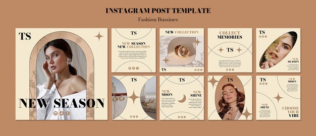Сообщения о модной коллекции в instagram