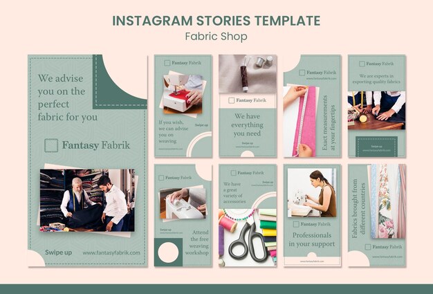 Шаблон истории моды instagram