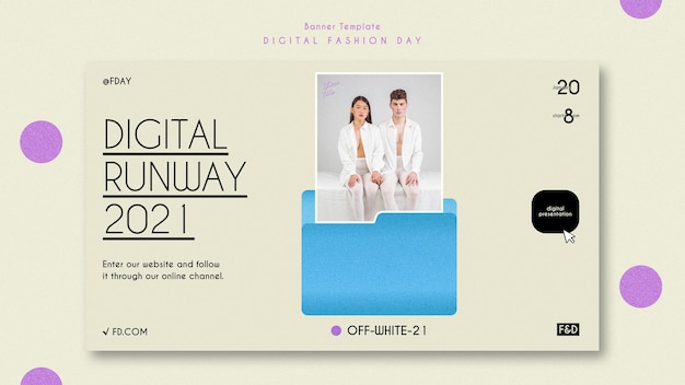 fashion day template banner