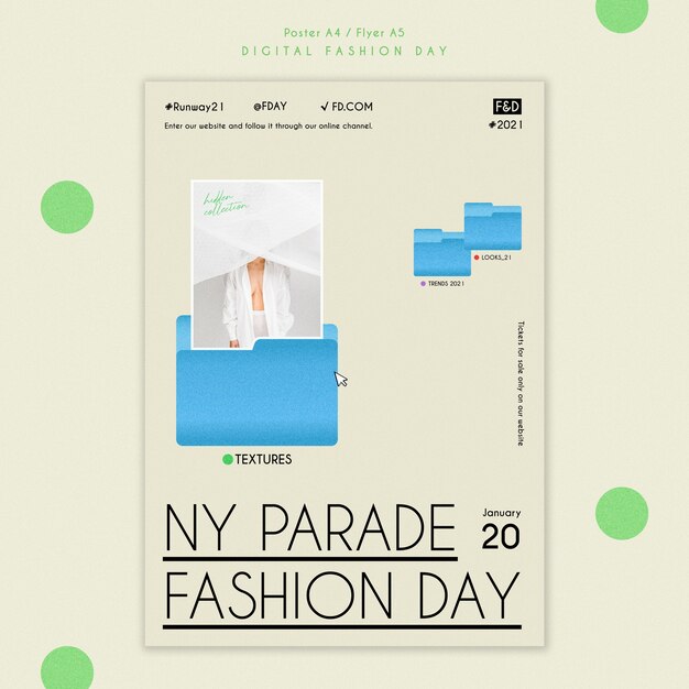 fashion day template poster