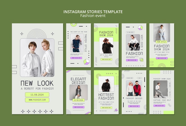 Fashion event template design