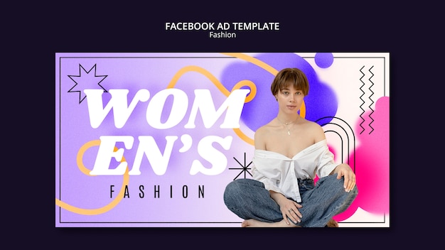 PSD gratuito nuova collezione di moda modello di facebook