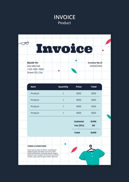 fashion product template design