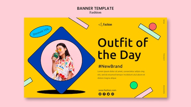 Free PSD fashion sale banner template