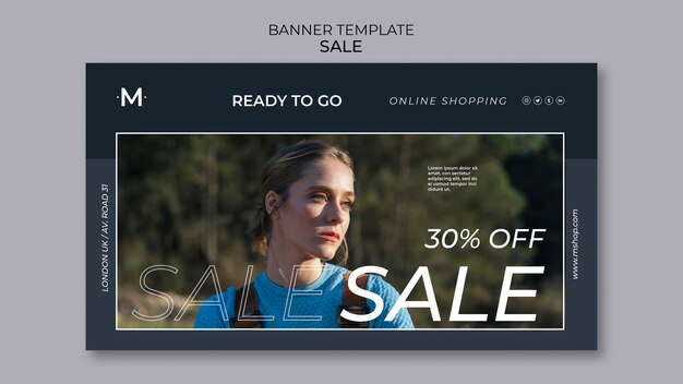 fashion sale banner template