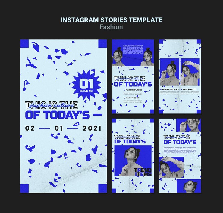 無料PSD ファッションソーシャルインスタグラムストーリー