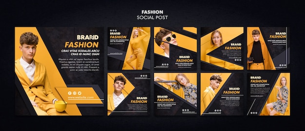 Fashion social post template