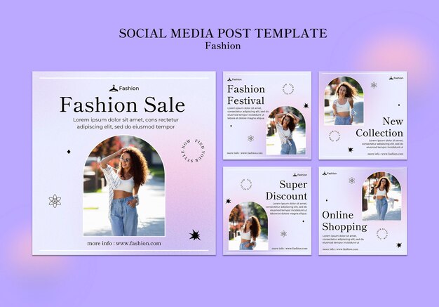 Fashion and style instagram posts
