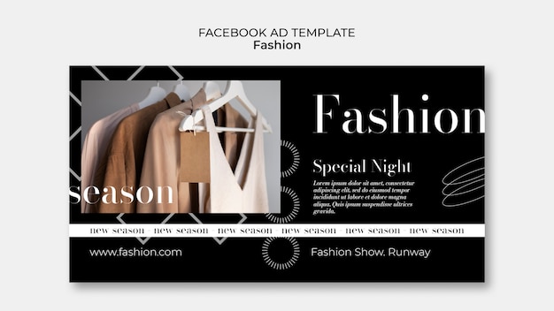Free PSD fashion and style social media promo template