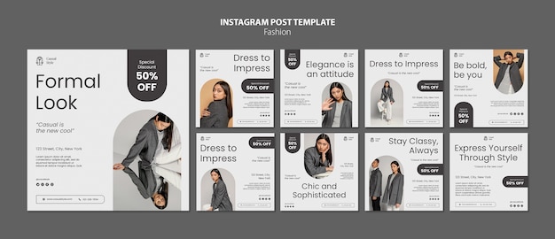 Free PSD fashion template design