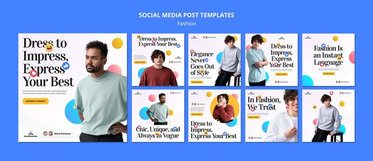 Free PSD fashion  template design
