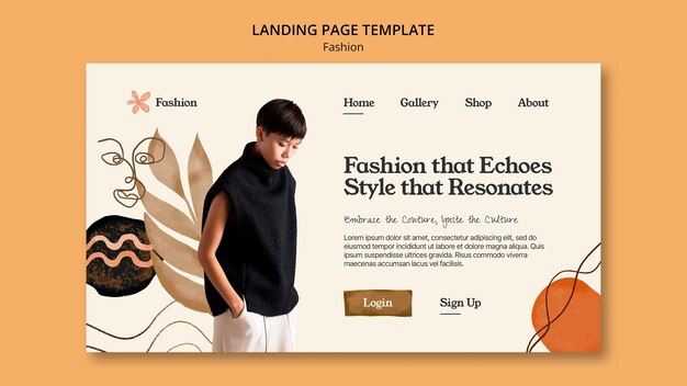Fashion template design