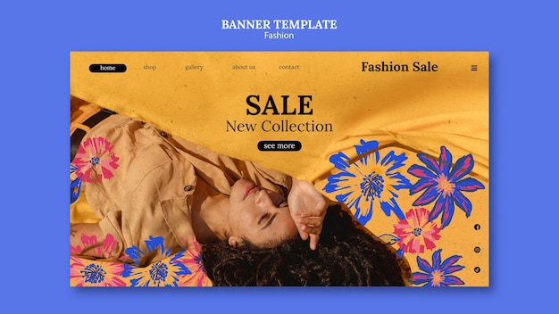 Free PSD fashion template design