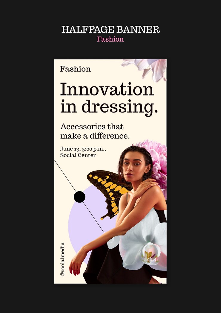 Free PSD fashion template design