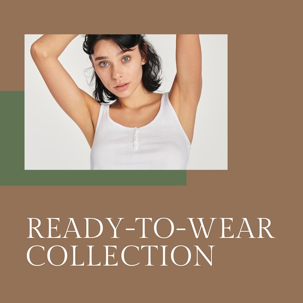 Free PSD fashion template psd for ready to wear collection