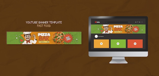 Free PSD fast food template design