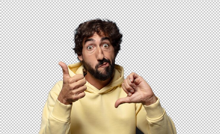 Free PSD feeling confused clueless and unsure weighting the good and bad in different options or choices