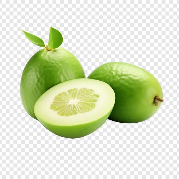 Free PSD feijoa fruits isolated on transparent background