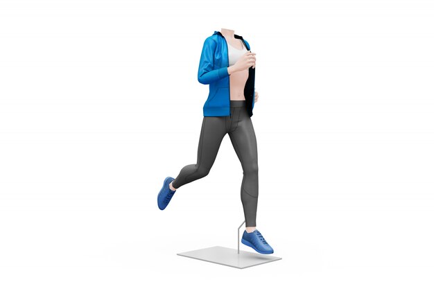 Download Free PSD | Female sport outfit mock-up isolated