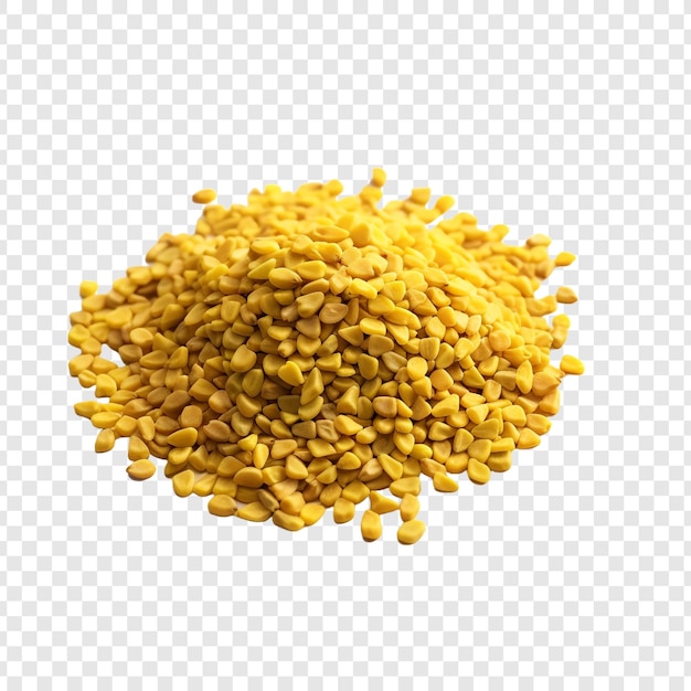 Free PSD fenugreek seeds dried isolated on transparent background