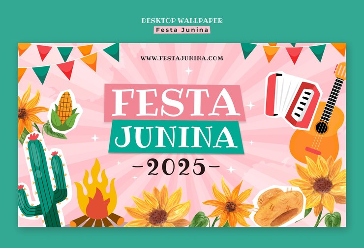 無料PSD フェスタ・ジュニーナのテンプレートデザイン