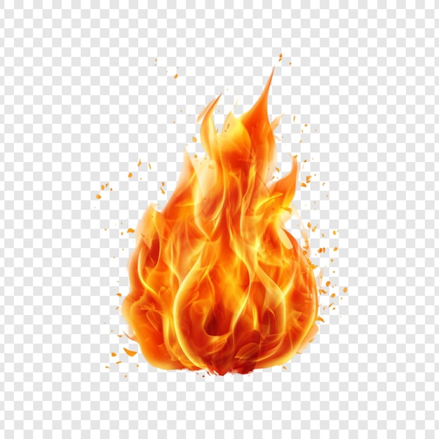 격렬 한 불 의 디지털 일러스트레이션 인 Fiery Blaze