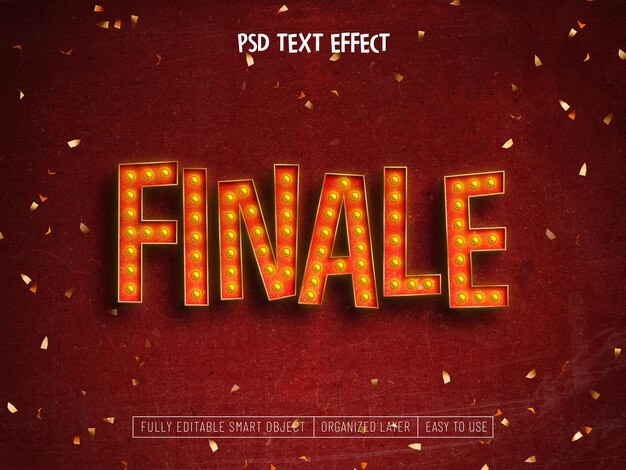 Final psd text effect