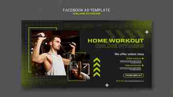 Free PSD fitness  template design