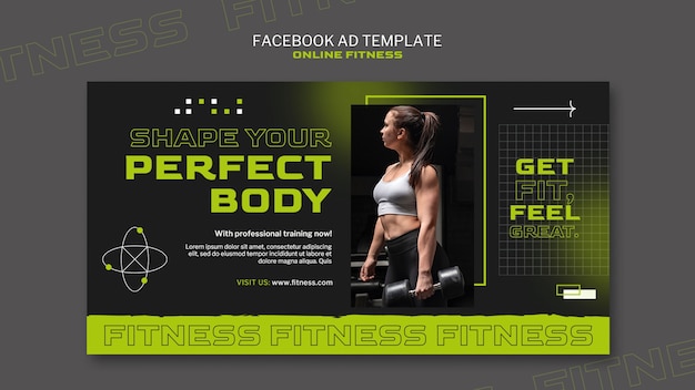 Free PSD fitness  template design