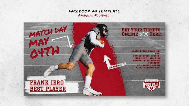 flat design american football facebook template 23 2150736106 - 3 Horrible Mistakes To Keep away from When you (Do) Parimatch-apostas.com