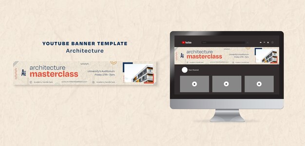 flat design architecture template