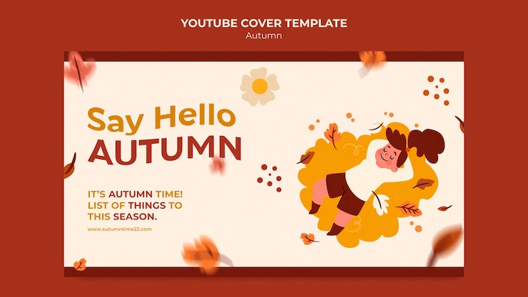 ฟรี PSD เทมเพลตฤดูใบไม้ร่วงดีไซน์เรียบง่าย