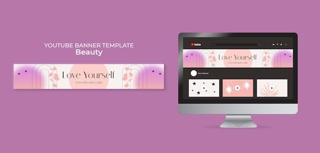 Flat design beauty design template