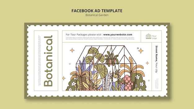 Botanical Garden Template – Free PSD Download