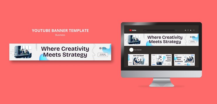 Free PSD flat design business template design
