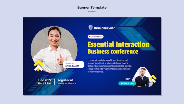 평면 디자인 비즈니스 템플릿