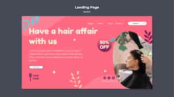 Free PSD flat design business template