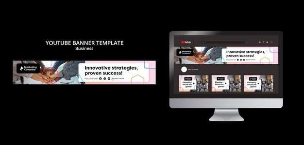 flat design business template