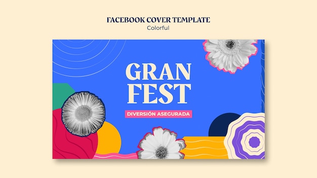 Free PSD flat design dia de muertos  template