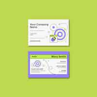 Free PSD flat design digital marketing template