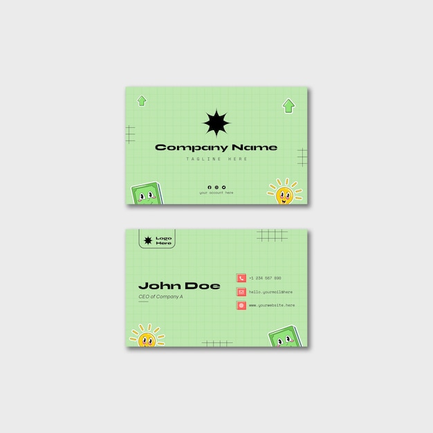 free-psd-flat-design-e-learning-template
