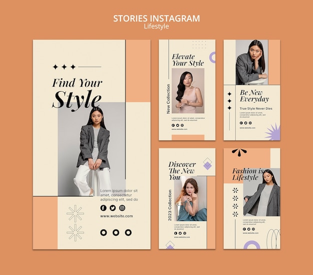 평면 디자인 패션 라이프 스타일 instagram 이야기