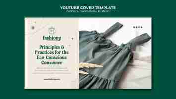 Free PSD flat design fashion template