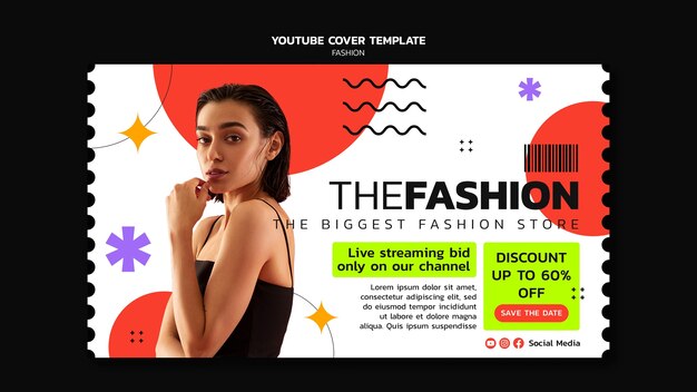 flat design fashion trends youtube cover